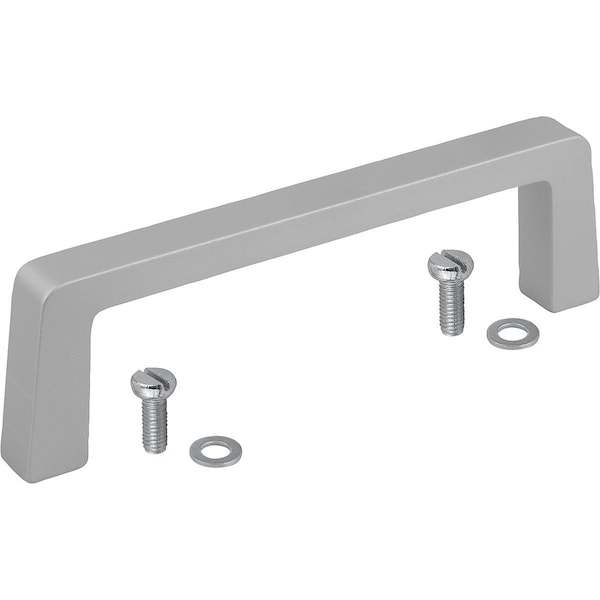 Pull Handle A=120, L=134, H=40, Aluminum Natural Matt And Anodized, D=M05